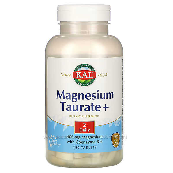 KAL Magnesium Taurate+, 180 таблеток